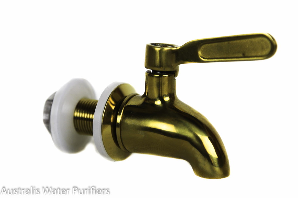 (image for) Solid Stainless steel - Gold Urn/Purifier Tap - Click Image to Close