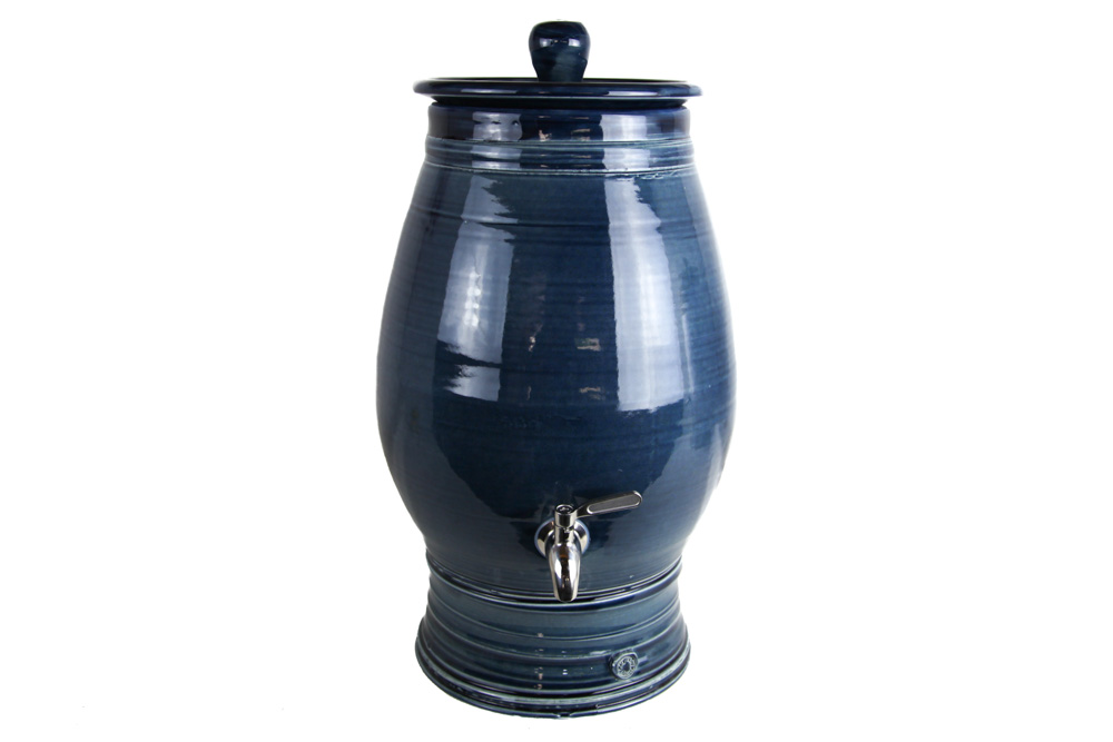 Sea Blue Pottery Water Filter