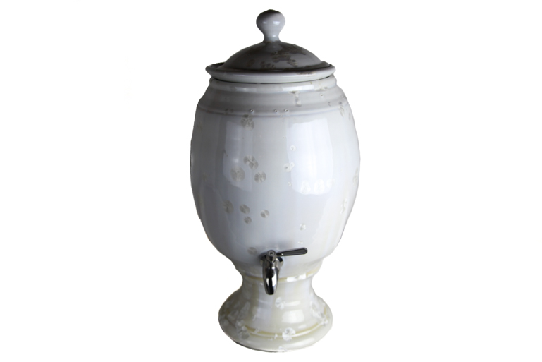 White Pearl and White Crystal Water Filter* 10L (glaze bubbles)