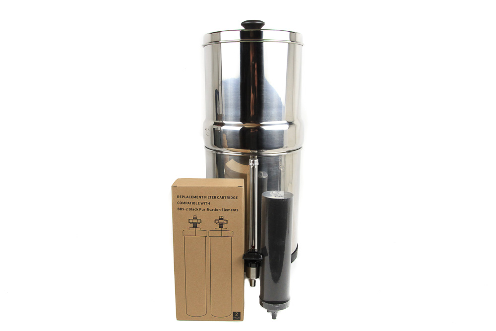 (image for) Stainless Water Purifier 16L(8L/8L) with Water Level - Click Image to Close