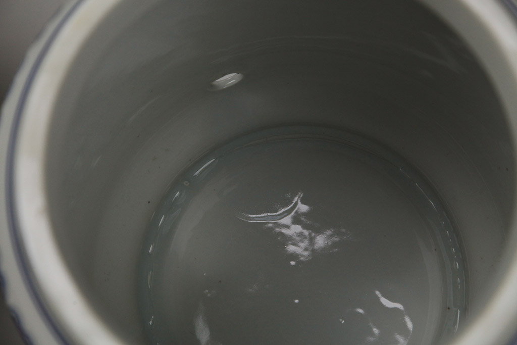 (image for) Ming Blue Grape Water Purifiers - missing glaze inside tank